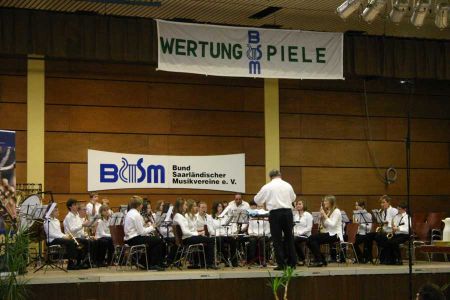 Jugendorchester der Bergkapelle bei den Wertungsspielen 2008